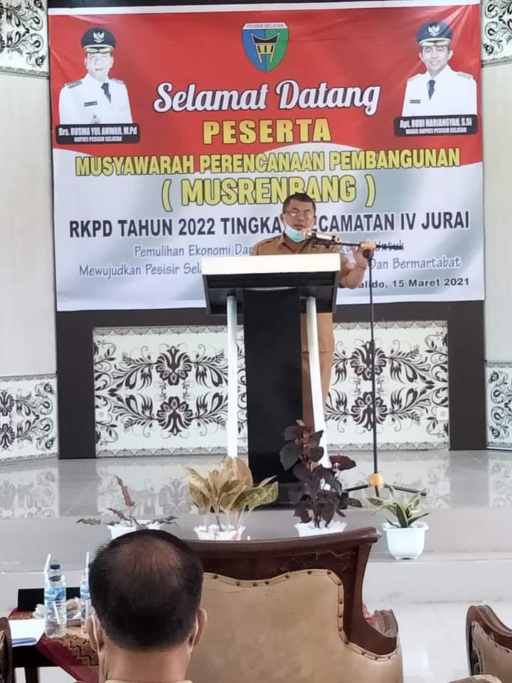 Pemerintah Kabupaten Pesisir Selatan Asisten Iii Setdakab Buka