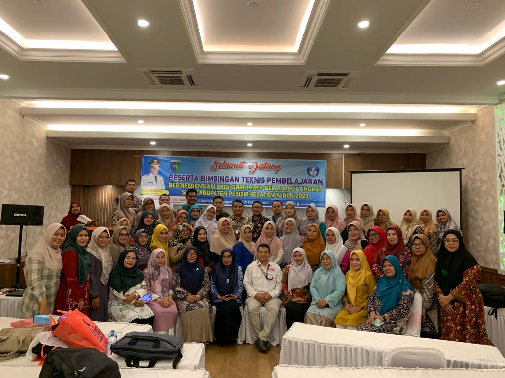 Sebanyak 60 Orang Guru Perwakilan SMP Ikuti Bimtek Pembelajaran Berdiferensiasi