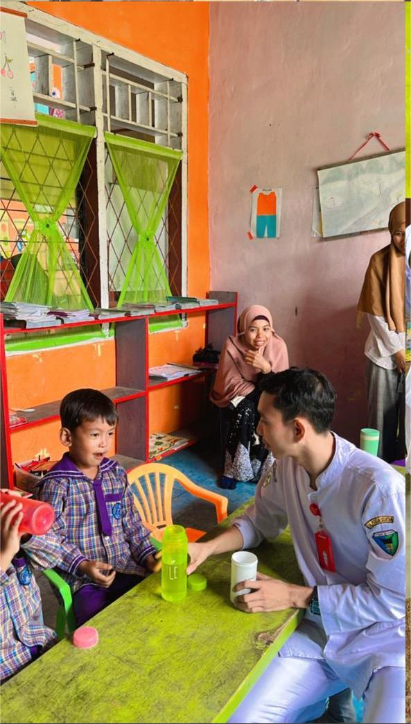  Semua Anak Dibawah Umur 12 Tahun Mendapat Pelayanan Pemberian Obat Cacing di Kecamatan Silaut  