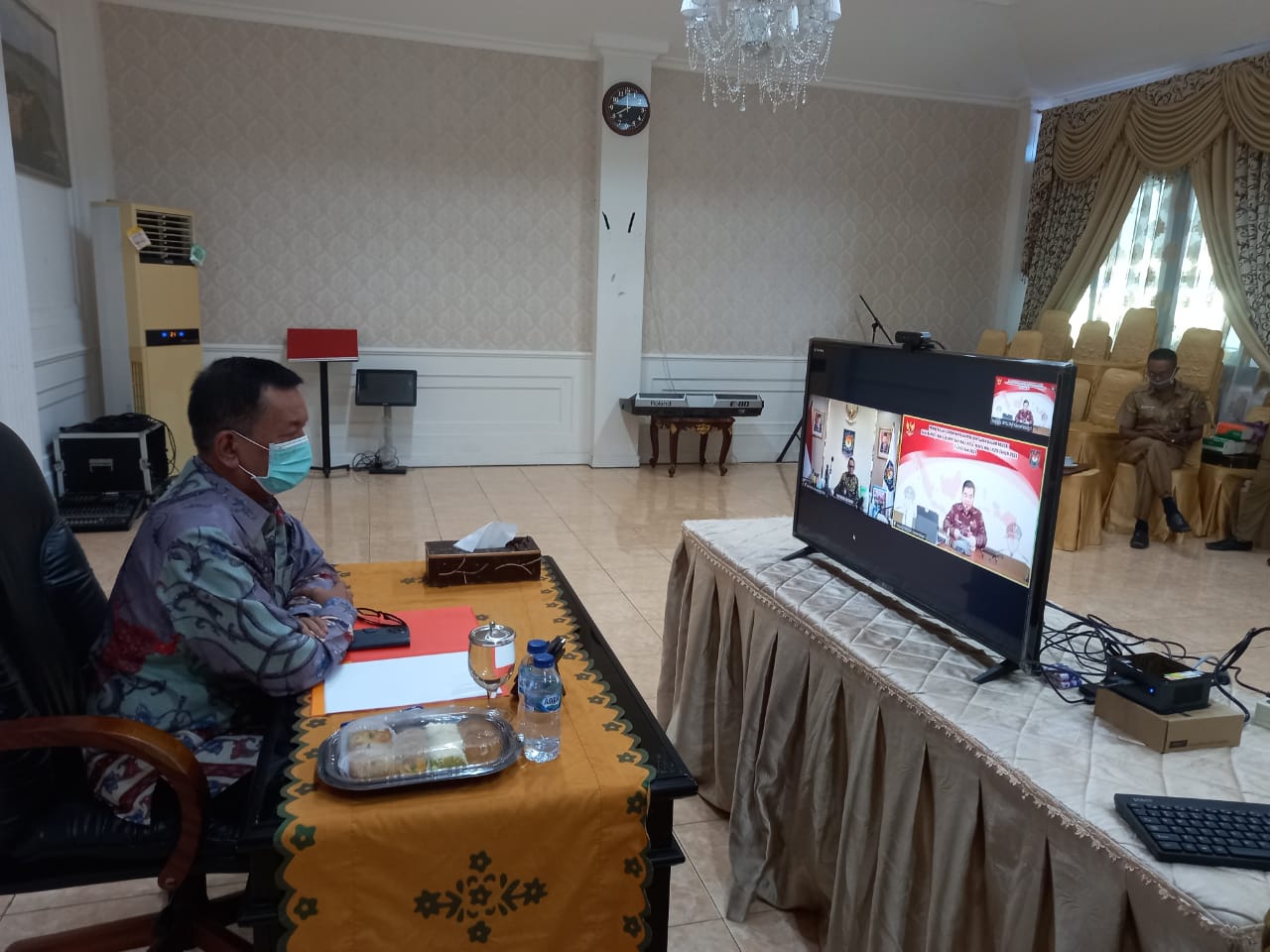 Bupati Rusma Yul Anwar, Ikuti  Pembekalan Kepemimpinan Pemerintahan Dalam Negeri Secara Tatap Maya dan Tatap Muka