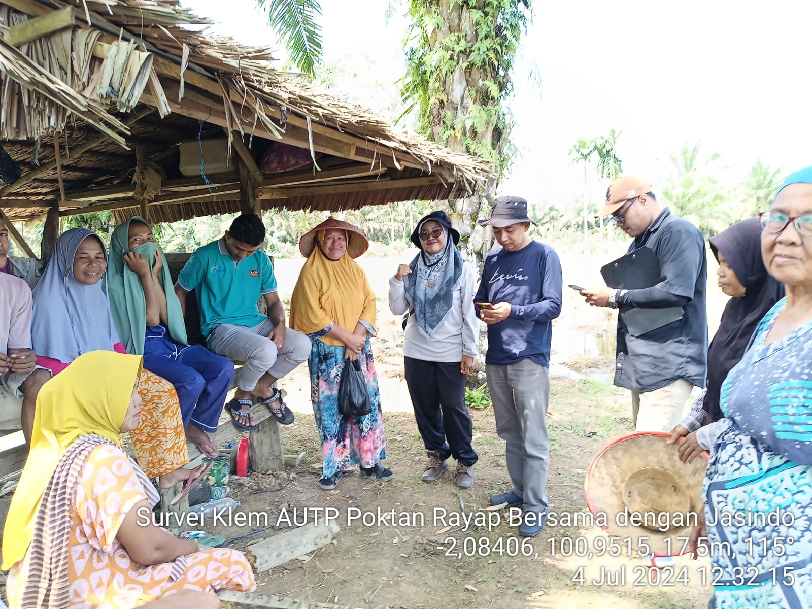 Dinas Pertanian Pessel Survei Lahan Pertanian Yang Masuk Usulan AUTP