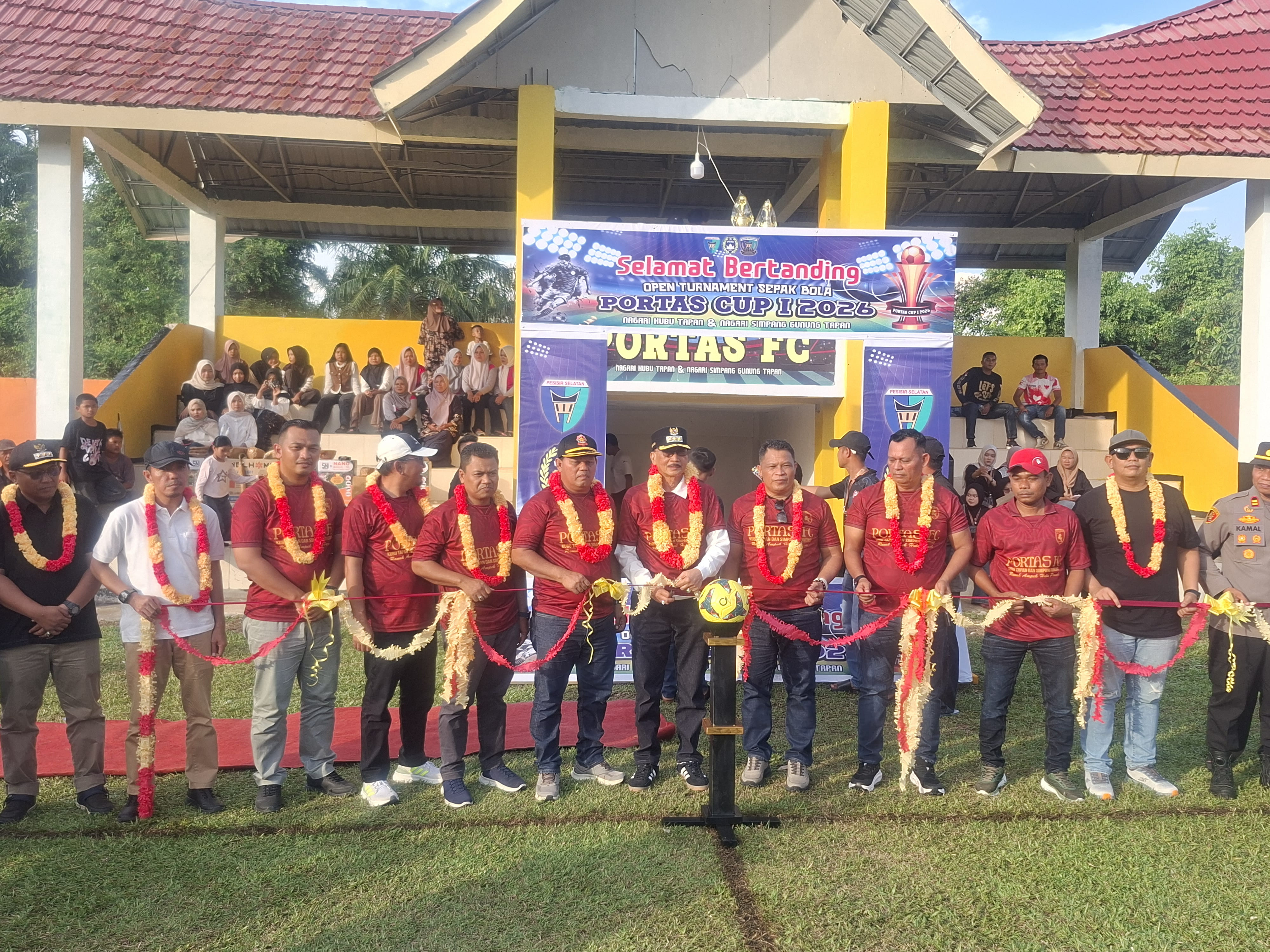 Hendrajoni Buka Turnamen Portas FC, 24 Tim dari Tiga Provinsi Siap Bertarung