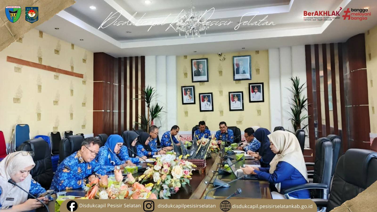 Disdukcapil Gelar Rakor Pemanfaatan Data Kependudukan Untuk Penerima Manfaat Jaminan Kesehatan