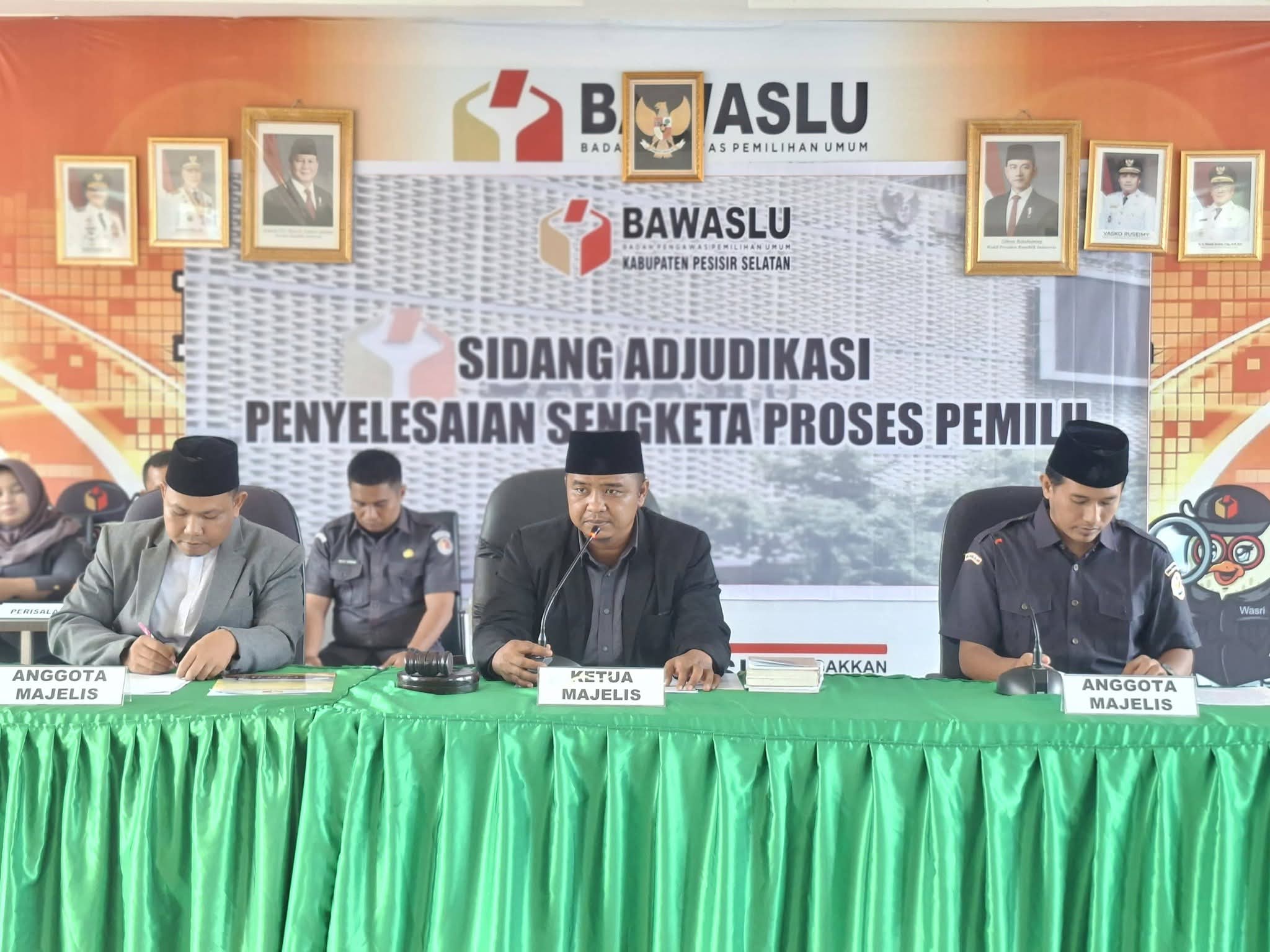 Bawaslu Pesisir Selatan Lanjutkan Sidang Adjudikasi Penyelesaian Sengketa Proses Pemilu Antara Peserta Pemilu dengan Penyelenggara Pemilu