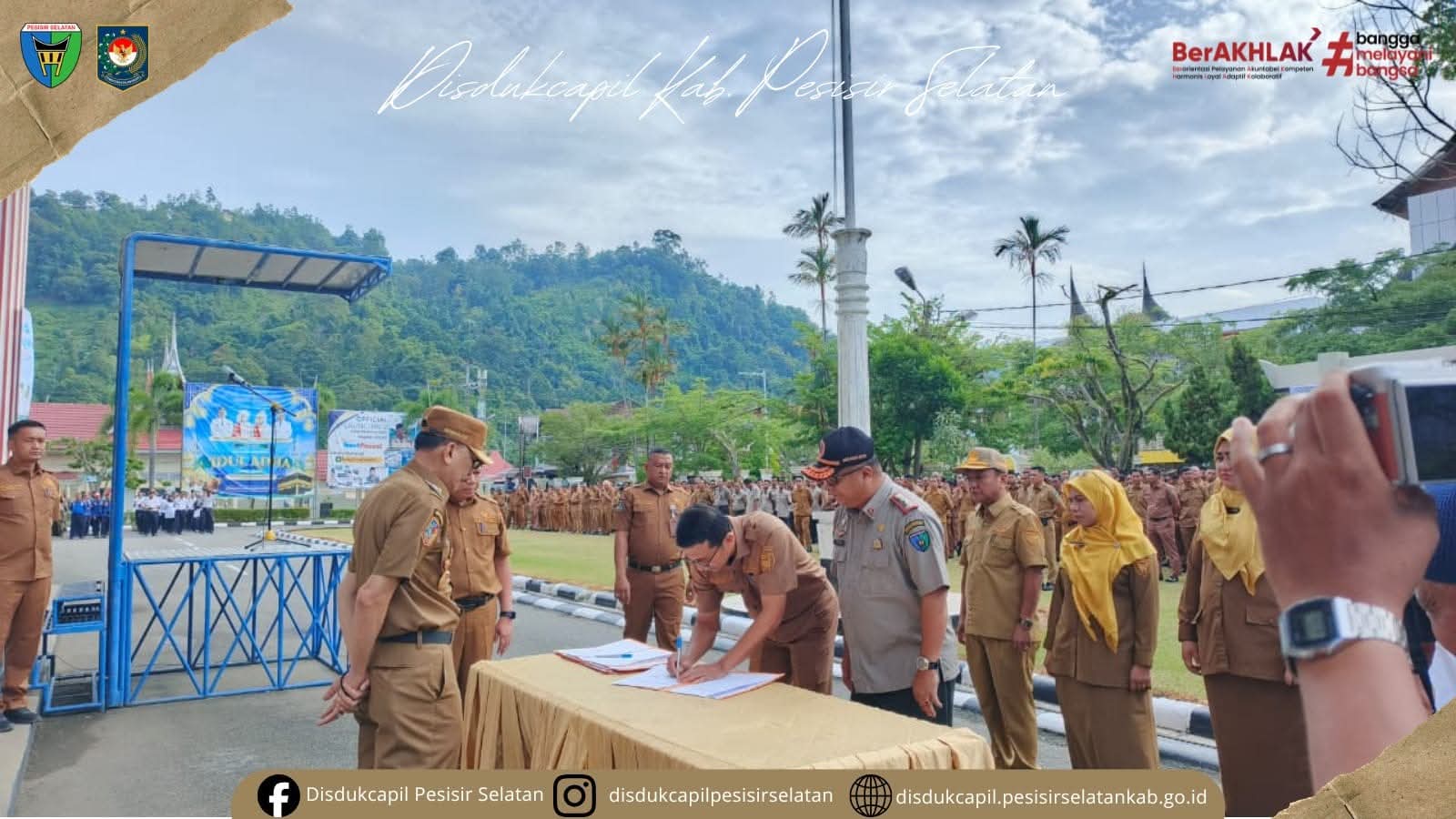 Disdukcapil Perkuat Integrasi Layanan Melalui Perjanjian Kerjasama dengan OPD, Instansi Vertikal dan Lembaga Mitra Pelayanan