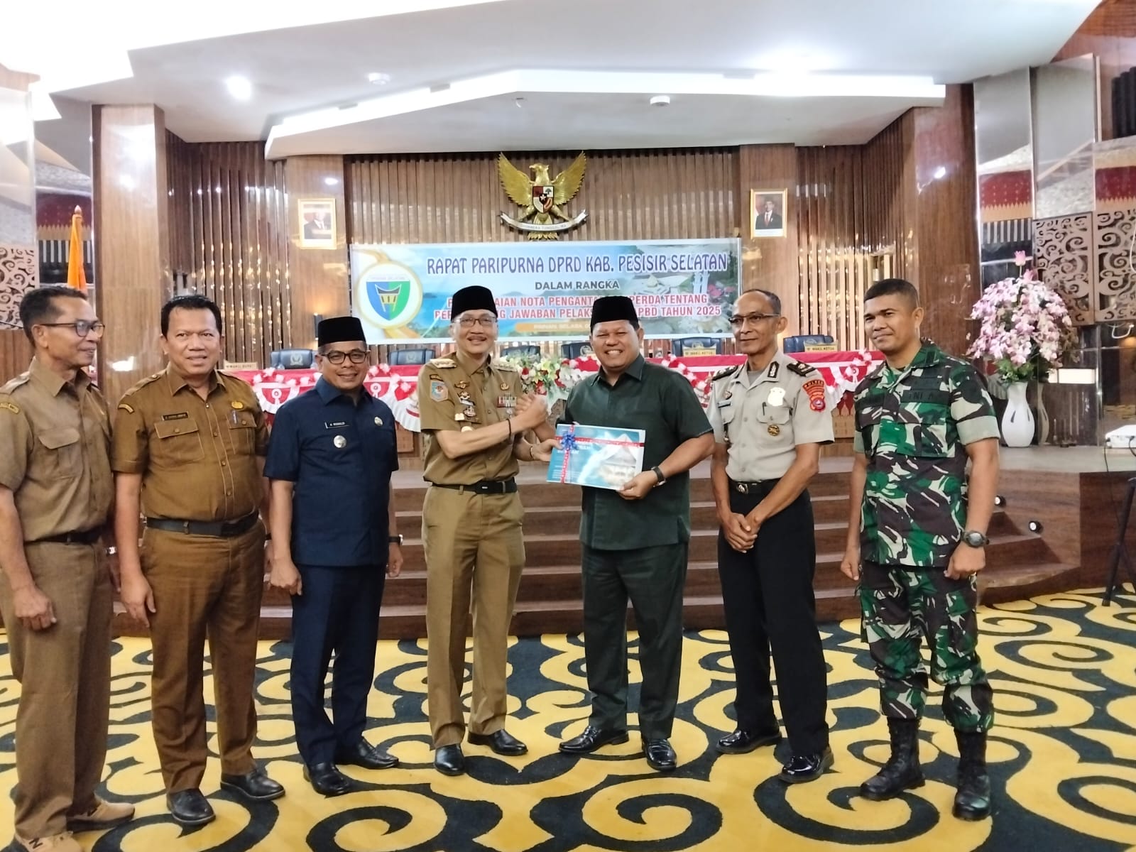 DPRD Gelar Paripurna APBD 2025, Pesisir Selatan Kembali Raih WTP ke-13