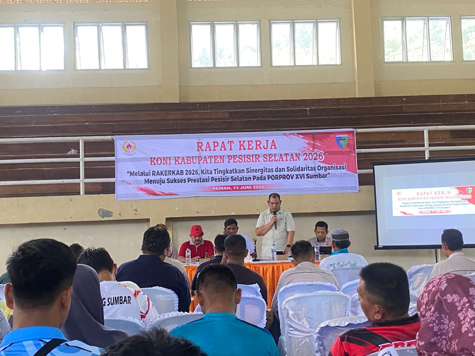 Sasar Sukses Porprov XVI, Disparbudpora Buka Rakerkab KONI Pesisir Selatan 2026