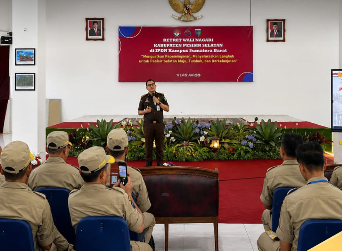 Kajari Pesisir Selatan Bekali 86 Walinagari dengan Pendidikan Anti Korupsi