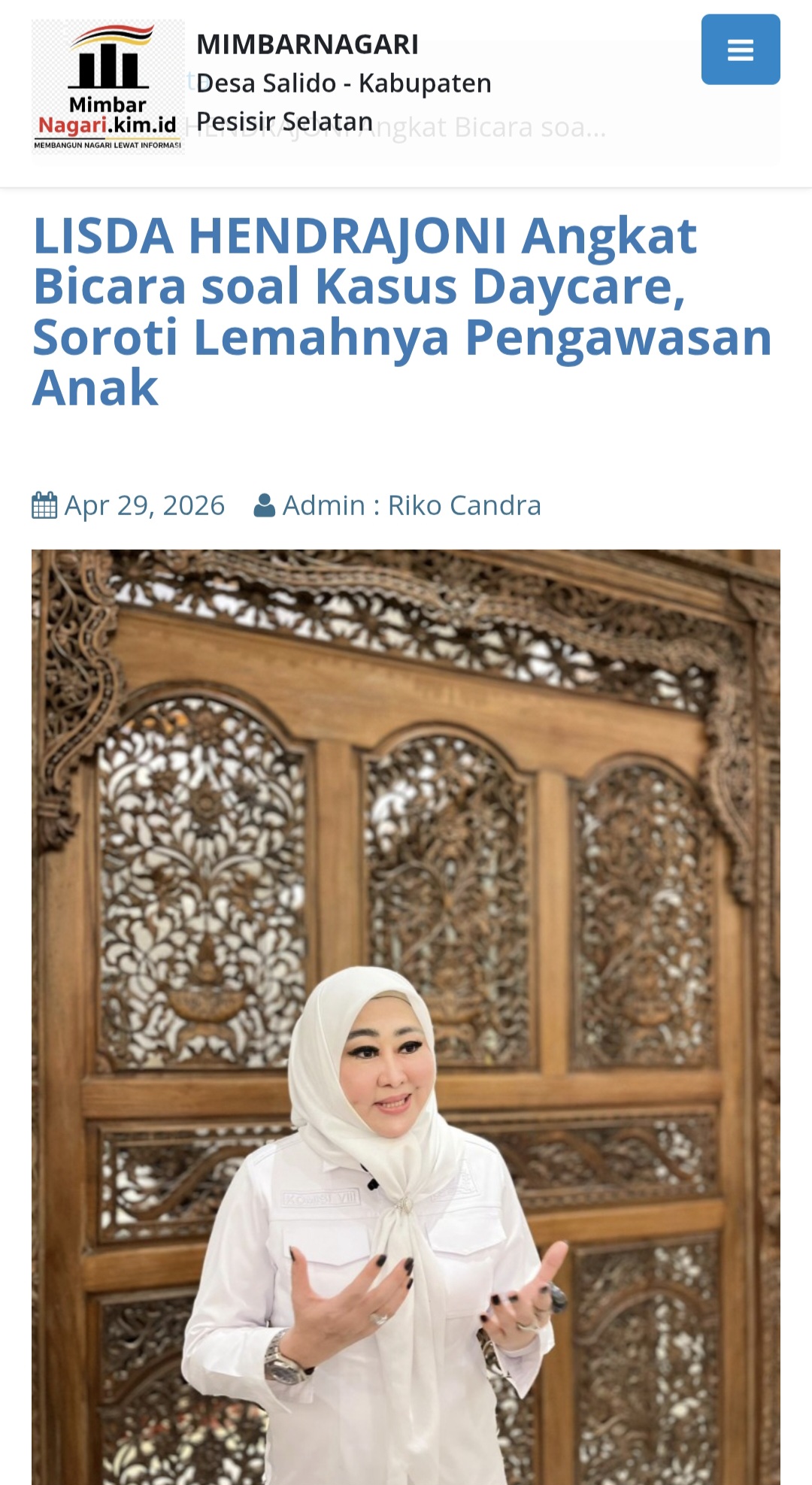 Lisda Hendrajoni Apresiasi Polisi Tangkap Pelaku Penyekapan, Tegaskan Keadilan bagi Korban