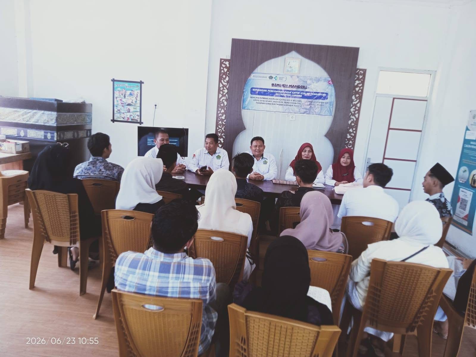 Sasar Calon Pengantin, Puskesmas Tanjung Beringin Gelar Edukasi Kespro di KUA Lunang Demi Lahirkan Keluarga Sehat