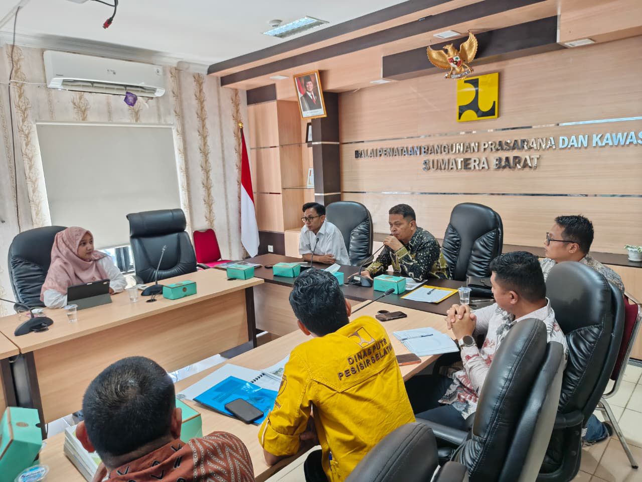Jemput Bola ke Provinsi, Dinas PUTR Pessel dan PDAM Tirta Langkisau Audiensi Bahas Proyek SPAM hingga IPLT
