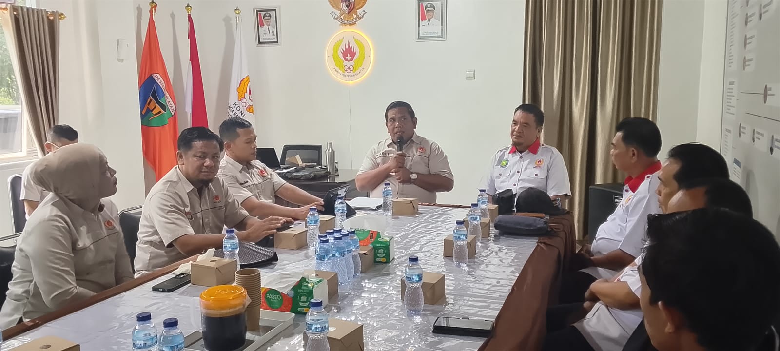 KONI Pesisir Selatan Terima Kunjungan Studi Banding Bengkulu Tengah Jelang Porprov