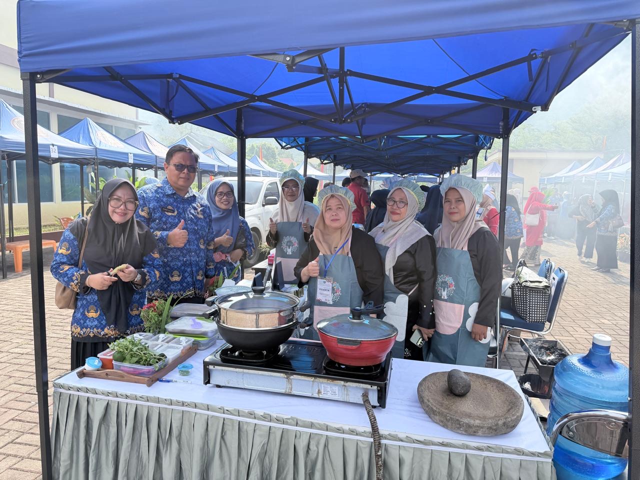 Dinas Kesehatan PPKB Pesisir Selatan Raih Prestasi  Juara II pada Lomba Memasak Palai Bada dan Lamang Golek Cegah Stunting