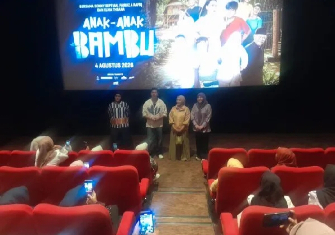 Film Jadi Media Pendidikan Karakter, Lisda Hendrajoni Ajak Anak Yatim Nobar Anak-Anak Bambu