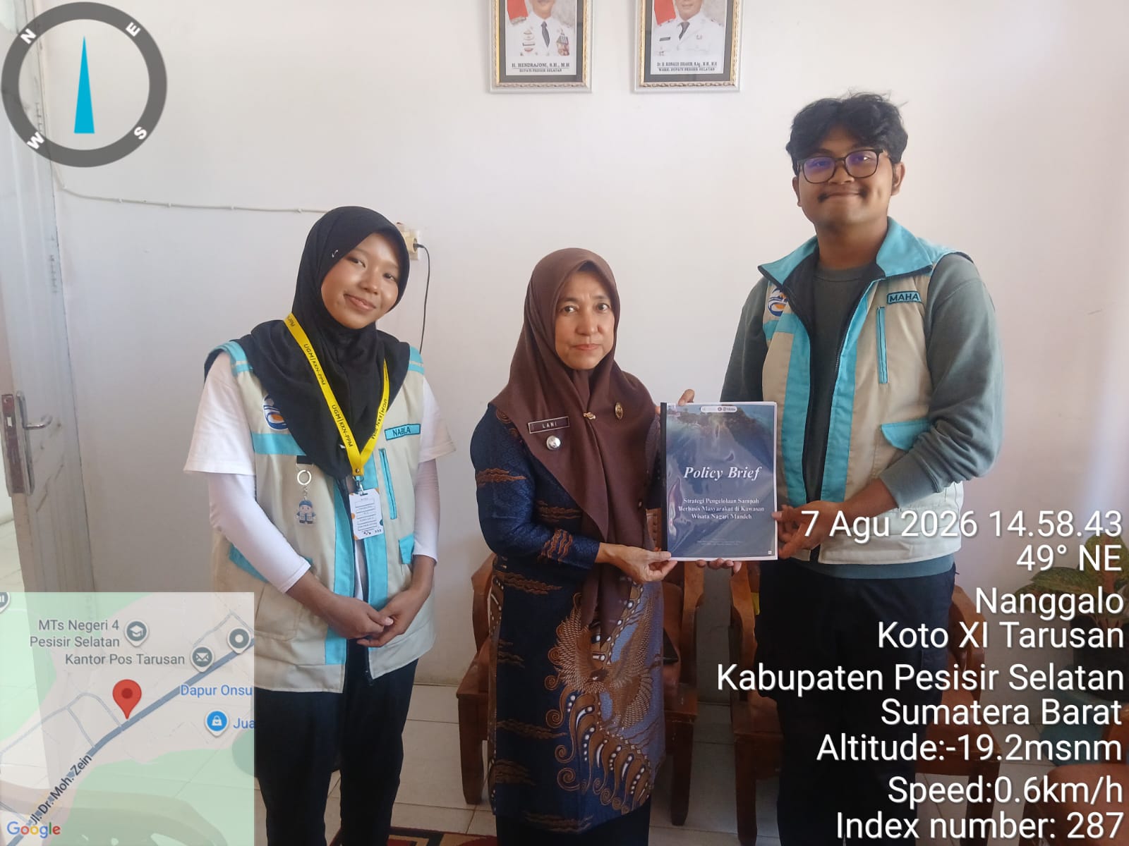 Mahasiswa KKN-PPM UGM Tinggalkan Mandeh, Serahkan Rekomendasi Pengelolaan Sampah Berbasis Masyarakat