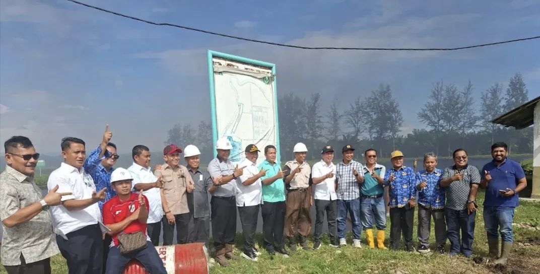 Dinas PUTR dan Dinas Perkimtan LH dampingi Komisi III Tinjau Pengolahan Limbah PT. Incasi Raya Soedetan