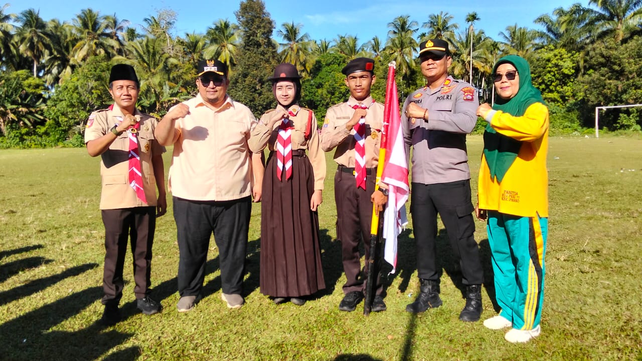 Camat Pancung Soal Lepas Kontingen Jambore dan Pesta Siaga, Ini Pesannya kepada Peserta