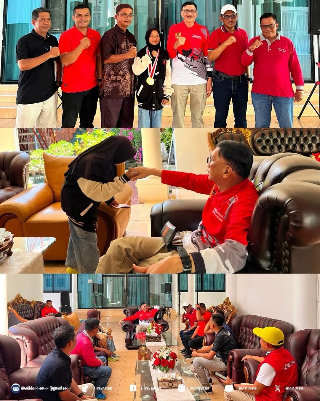 Bupati Hendrajoni dan Lisda Hendrajoni Dukung Syahkira Berlaga di O2SN Nasional