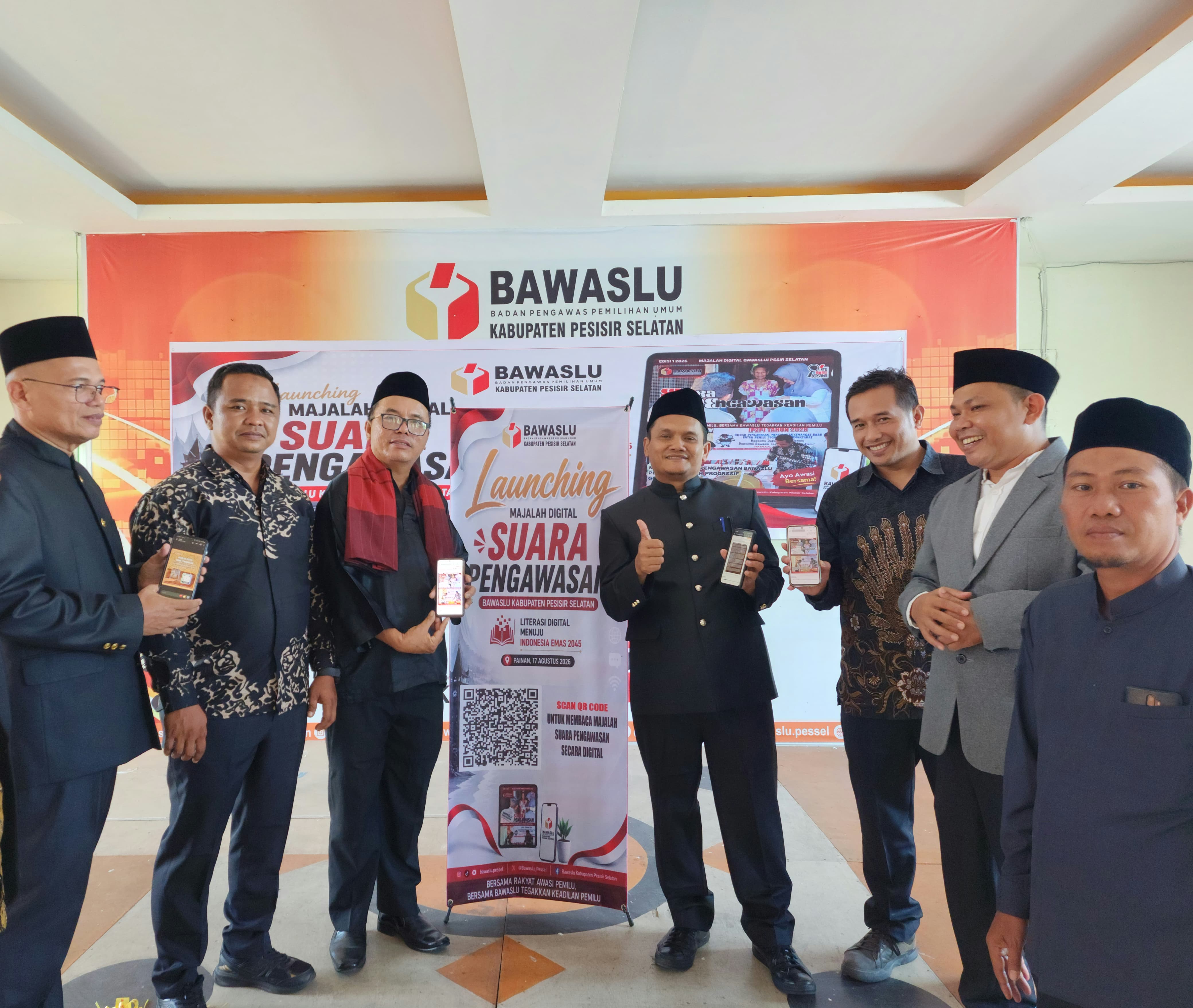Bawaslu Pessel Luncurkan Majalah Digital Suara Pengawasan, Dorong Pendidikan Pemilu Masuk ke Ruang Digital