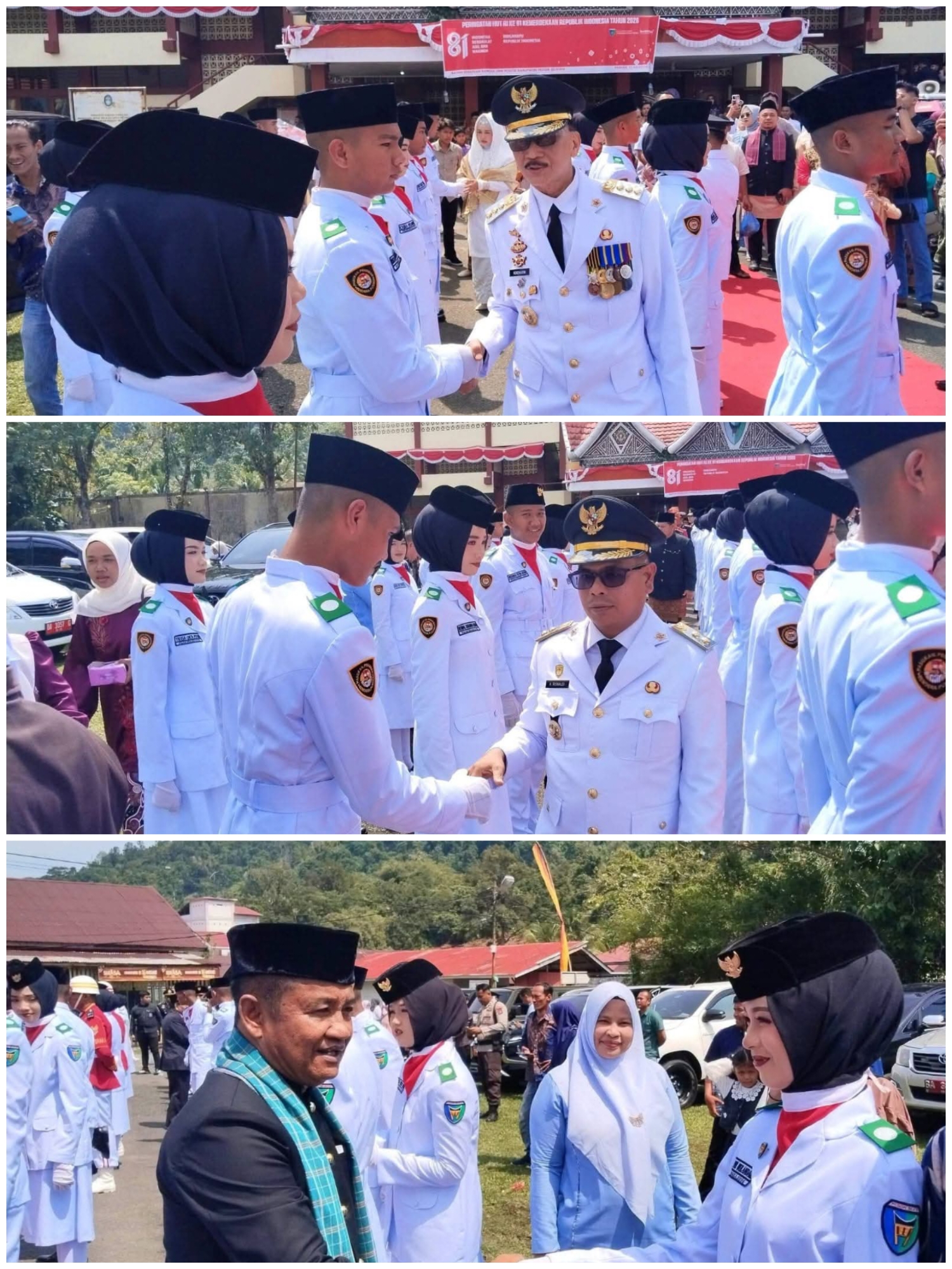 Merah Putih Berkibar Tanpa Cela, Bupati Puji Penampilan Paskibraka Pessel