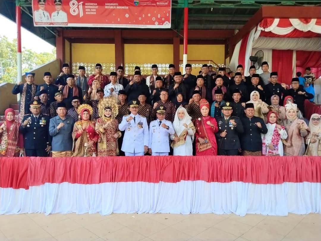 Pimpin Upacara HUT RI, Hendrajoni Tekankan Pemerintahan Bersih