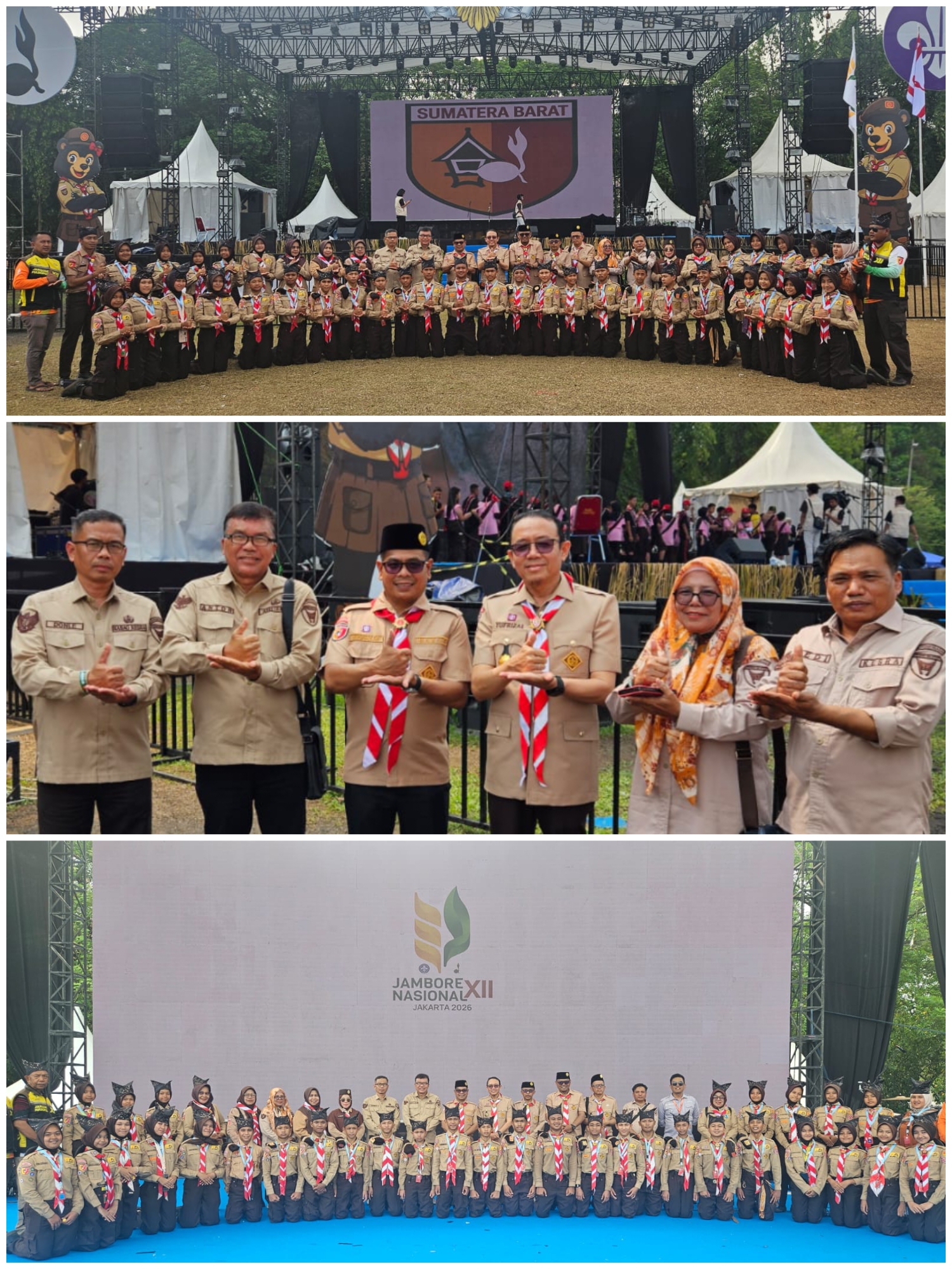 Wakil Bupati Kunjungi Kontingen Pessel di Jambore Nasional Pramuka 2026 Cibubur
