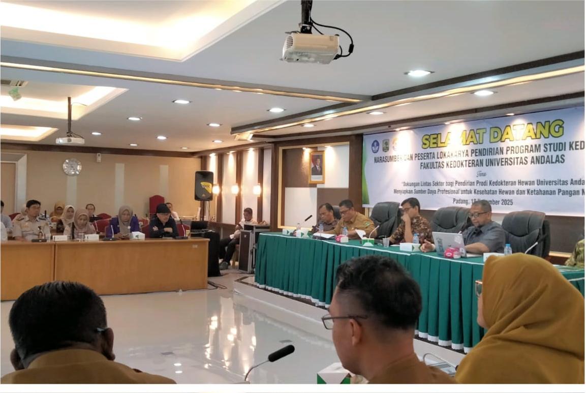 Unand Siapkan Program Studi Kedokteran Hewan, Bidang Keswan Pessel Hadir Beri Dukungan