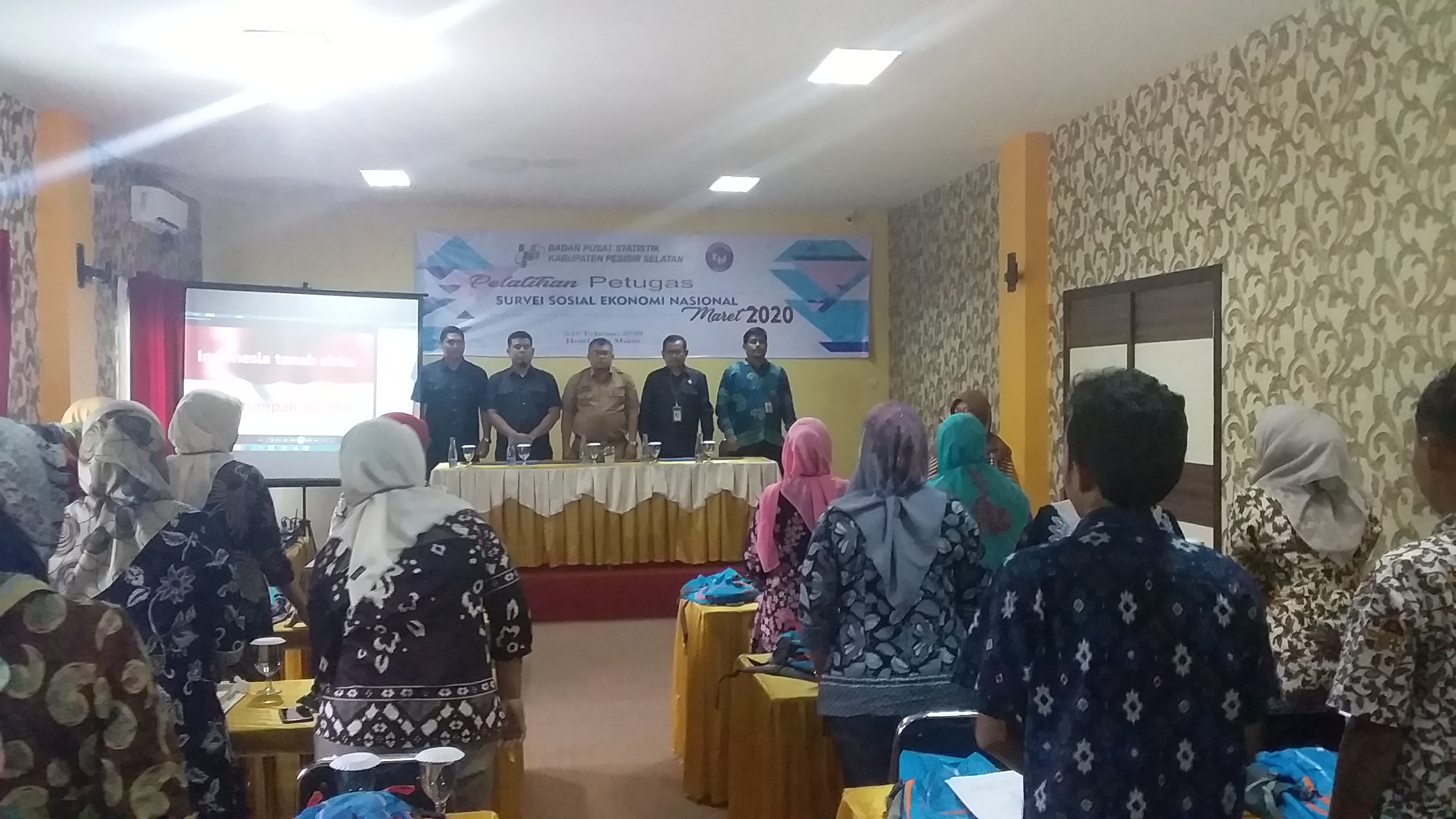 BPS Pessel, gelar pelatihan petugas survey Sosial Maret 2020