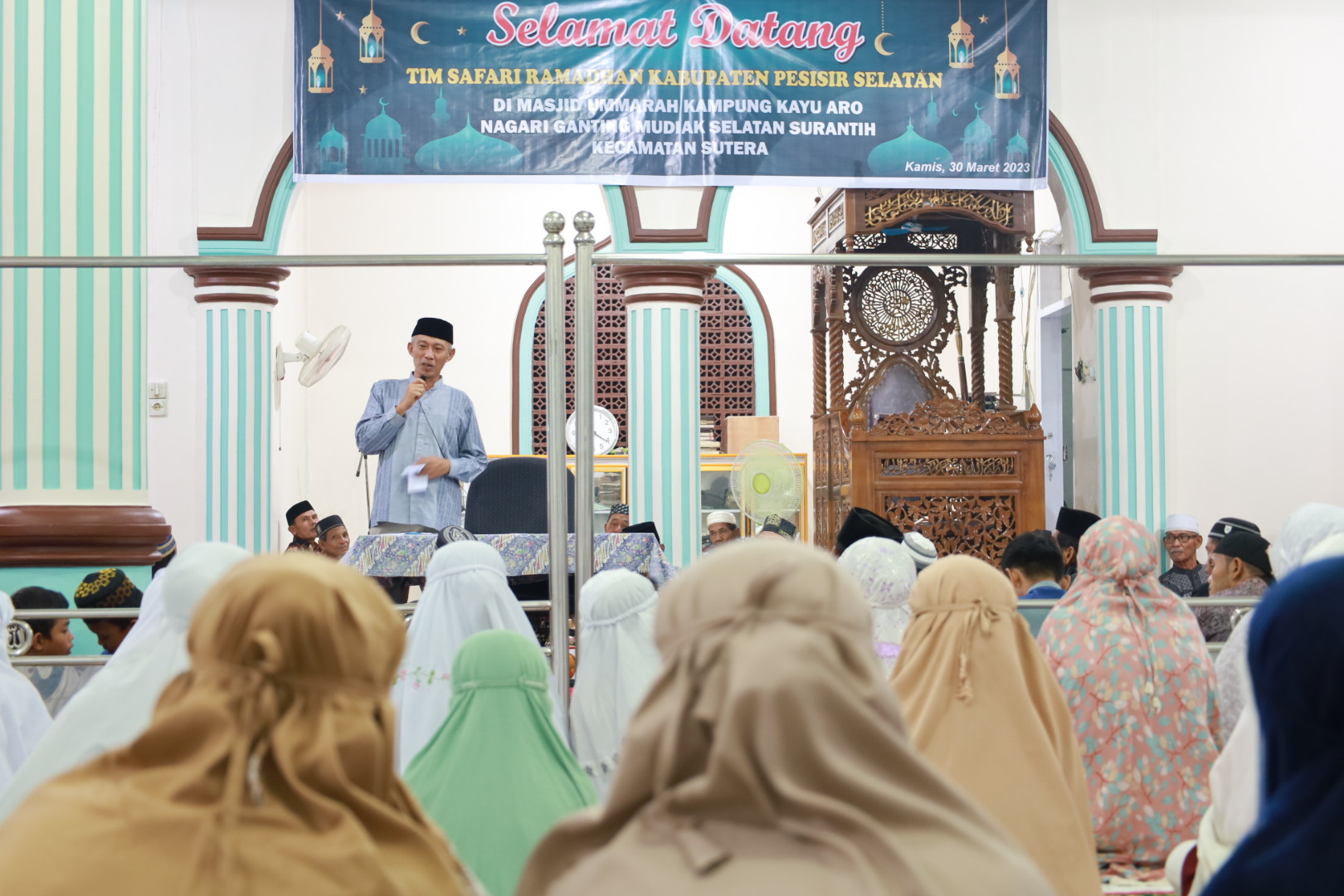 Tim lll Safari Ramadan Kabupaten Pesisir Selatan Kunjungi Kampung Kayu Aro