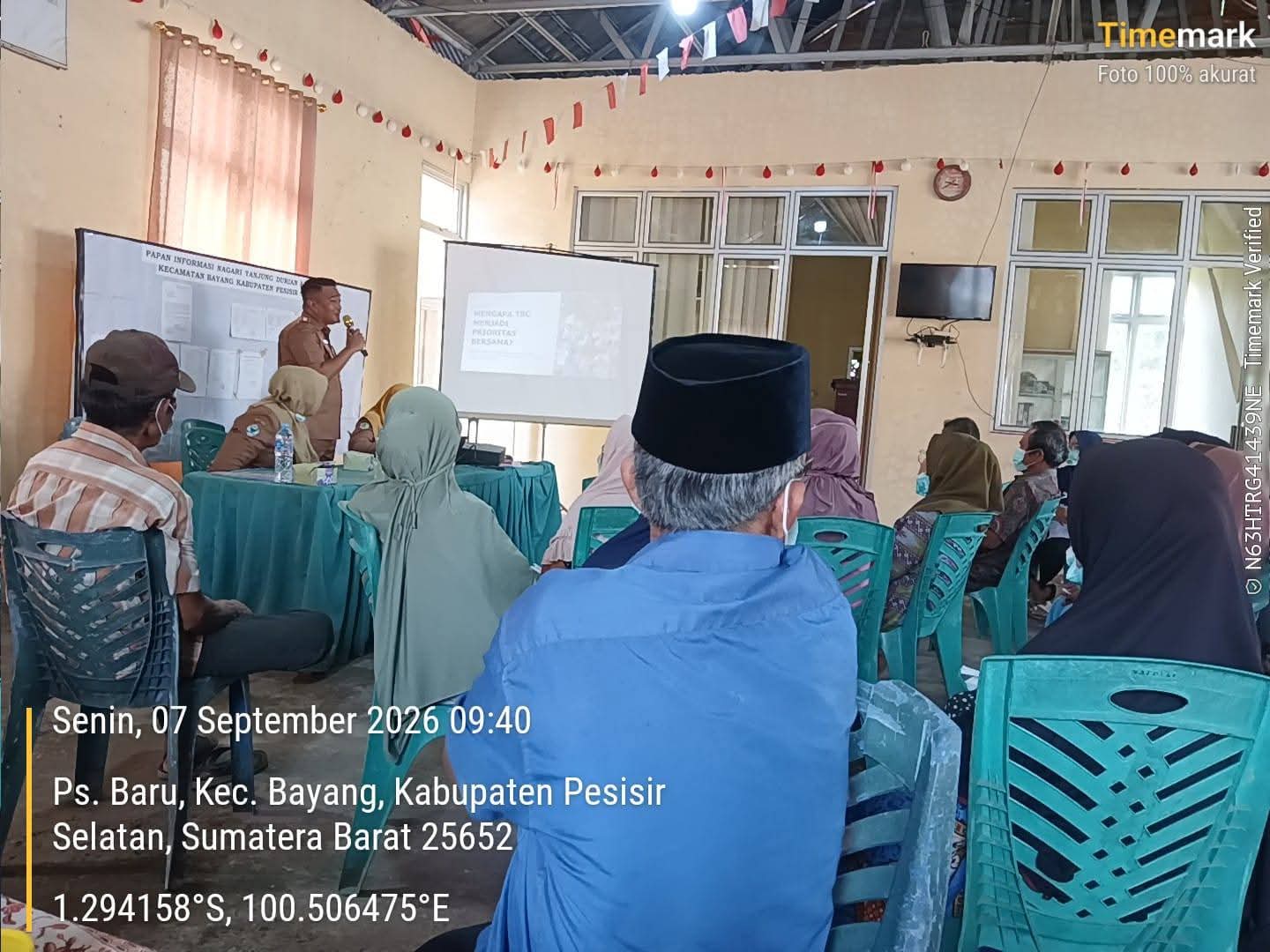 Dinkes Pessel Perkuat Tracing TB Terintegrasi CKG, 100 Warga Tanjung Durian Jalani Skrining