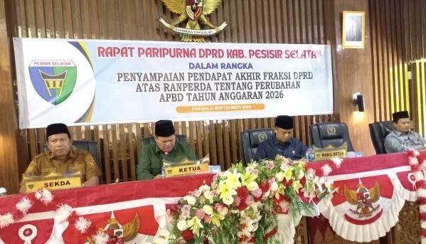 Paripurna Perubahan APBD 2026: Seluruh Fraksi DPRD Pessel Minta Pembangunan Tepat Sasaran dan Sentuh Kebutuhan Warga