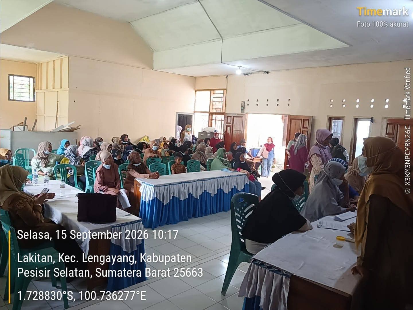 Dinas Kesehatan PPKB Kabupaten Pesisir Selatan Lakukan ACF Tuberkulosis Terintegrasi dengan CKG di Nagari Lakitan
