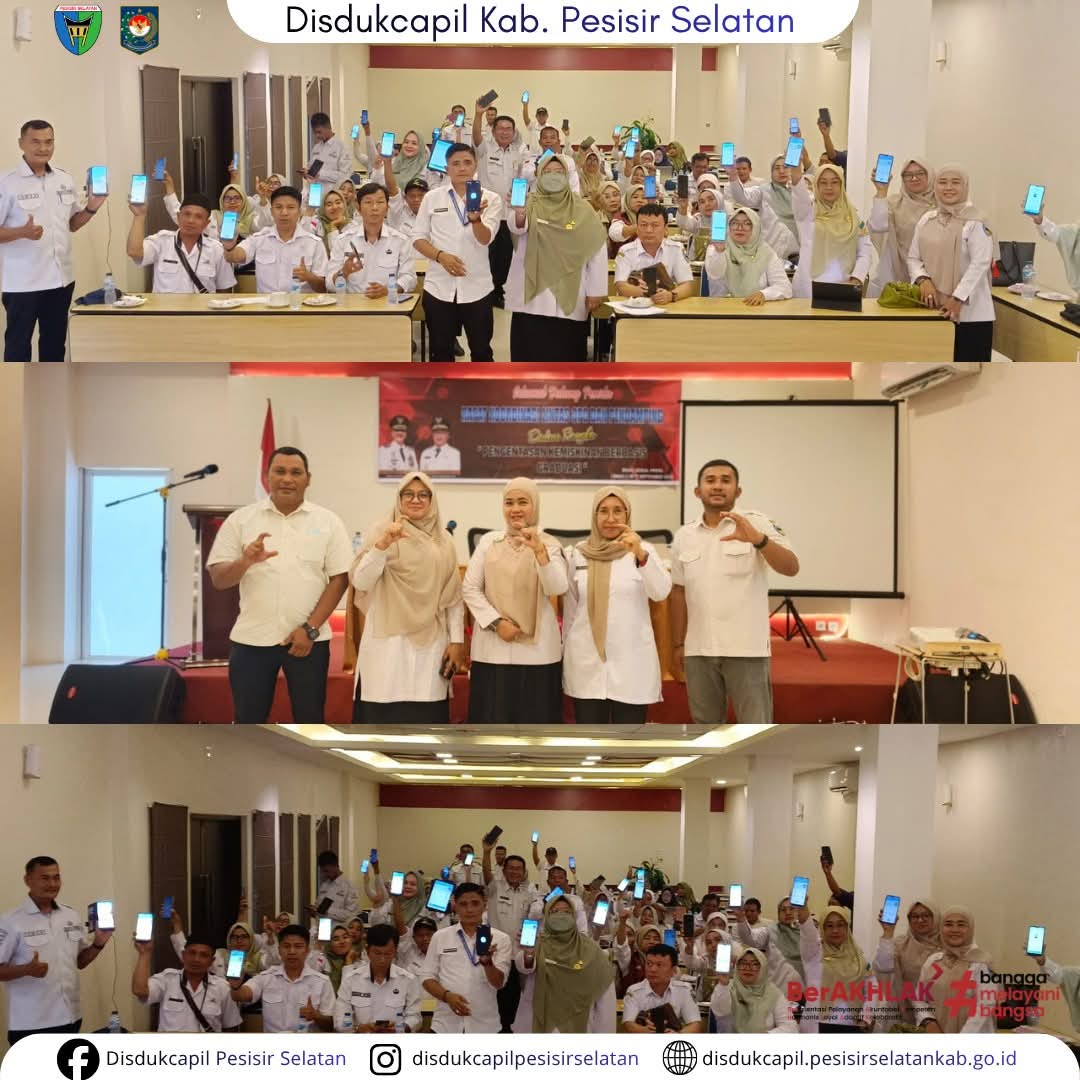 Disdukcapil Pessel Sosialisasikan dan Aktifkan IKD bagi Agen Perlindungan Sosial