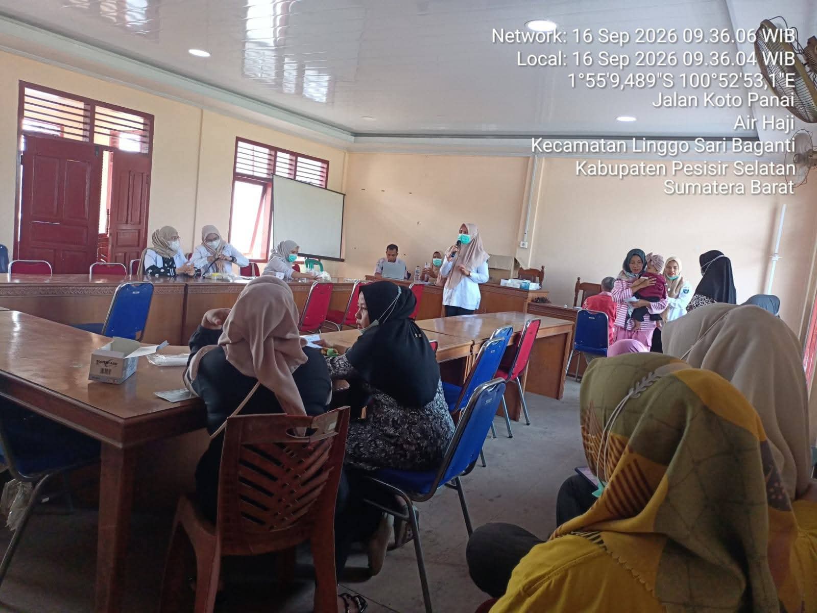 Dinas Kesehatan PPKB Laksanakan ACF TB di Nagari Air Haji Punggasan