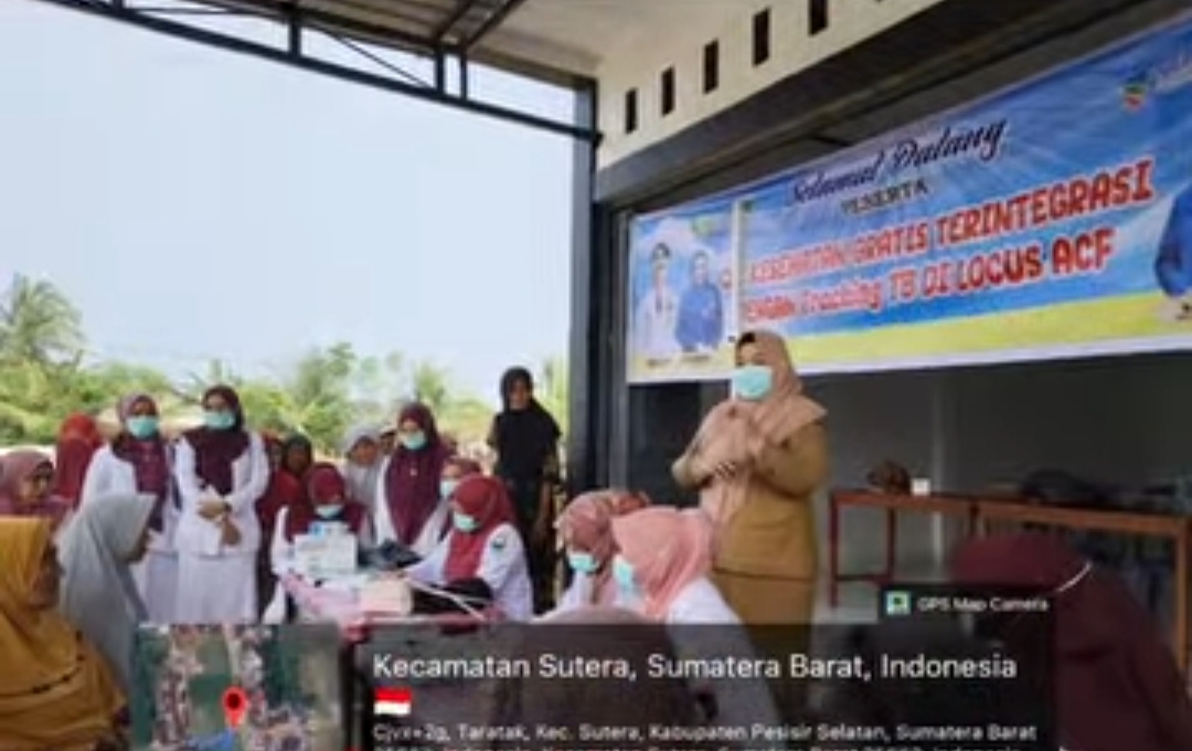Tak Menunggu Warga Sakit, Dinkes Pessel Aktif Menemukan Kasus TB di Sutera
