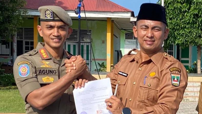 Teken MoU dengan SMKN 1 Painan, Satpol PP Pessel Dorong Sekolah Tertib dan Generasi Berkarakter