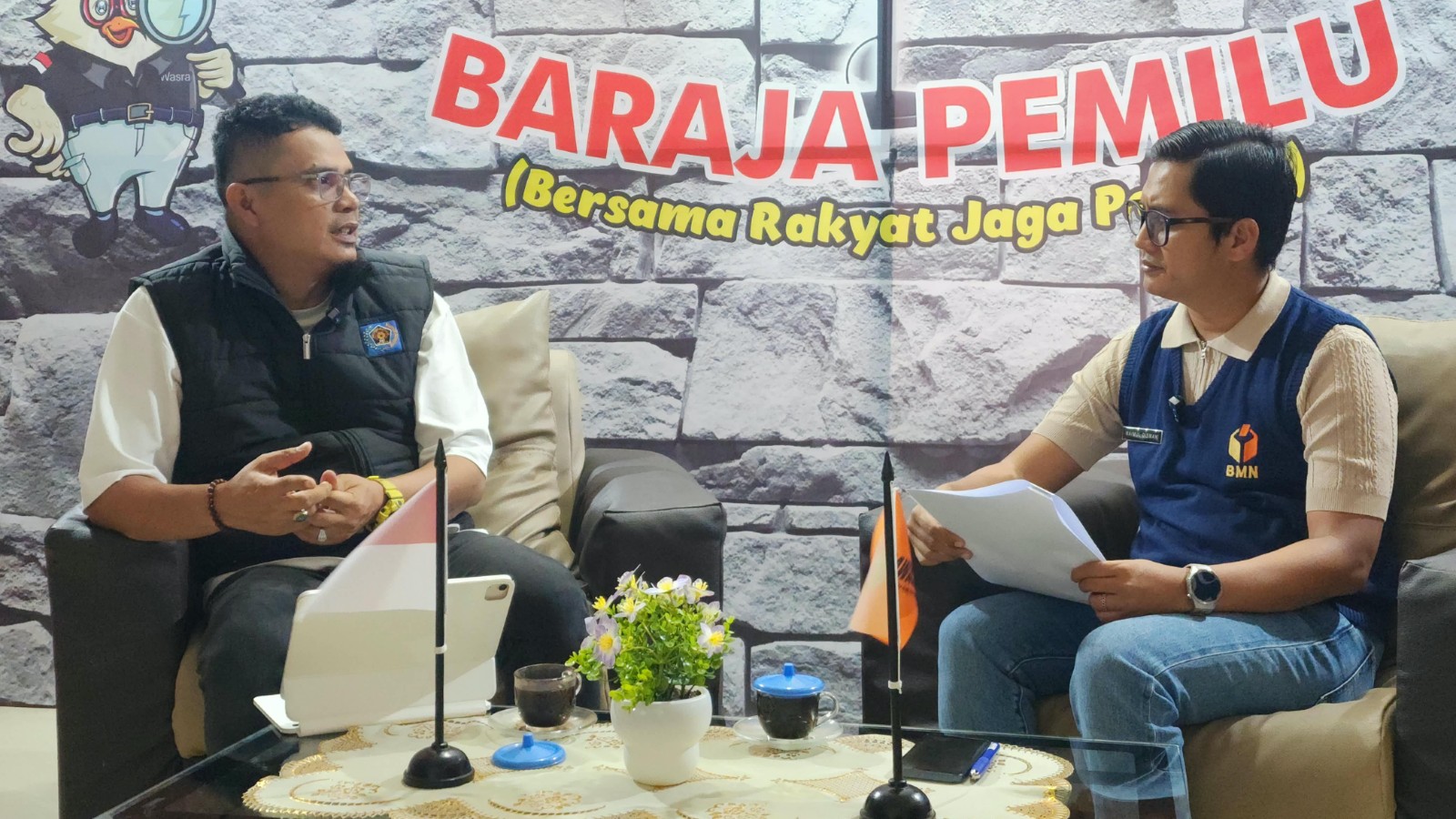 Bawaslu Hadirkan Ketua PWI Pesisir Selatan dalam Acara Bersama Rakyat Jaga Pemilihan Umum