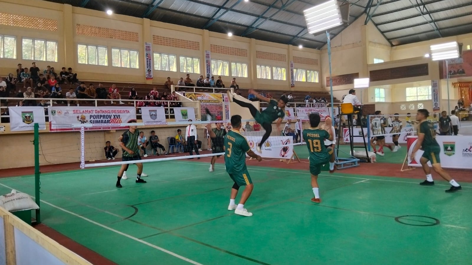 Sijunjung Tumbang! Sepak Takraw Pessel Pastikan Medali di Porprov XVI