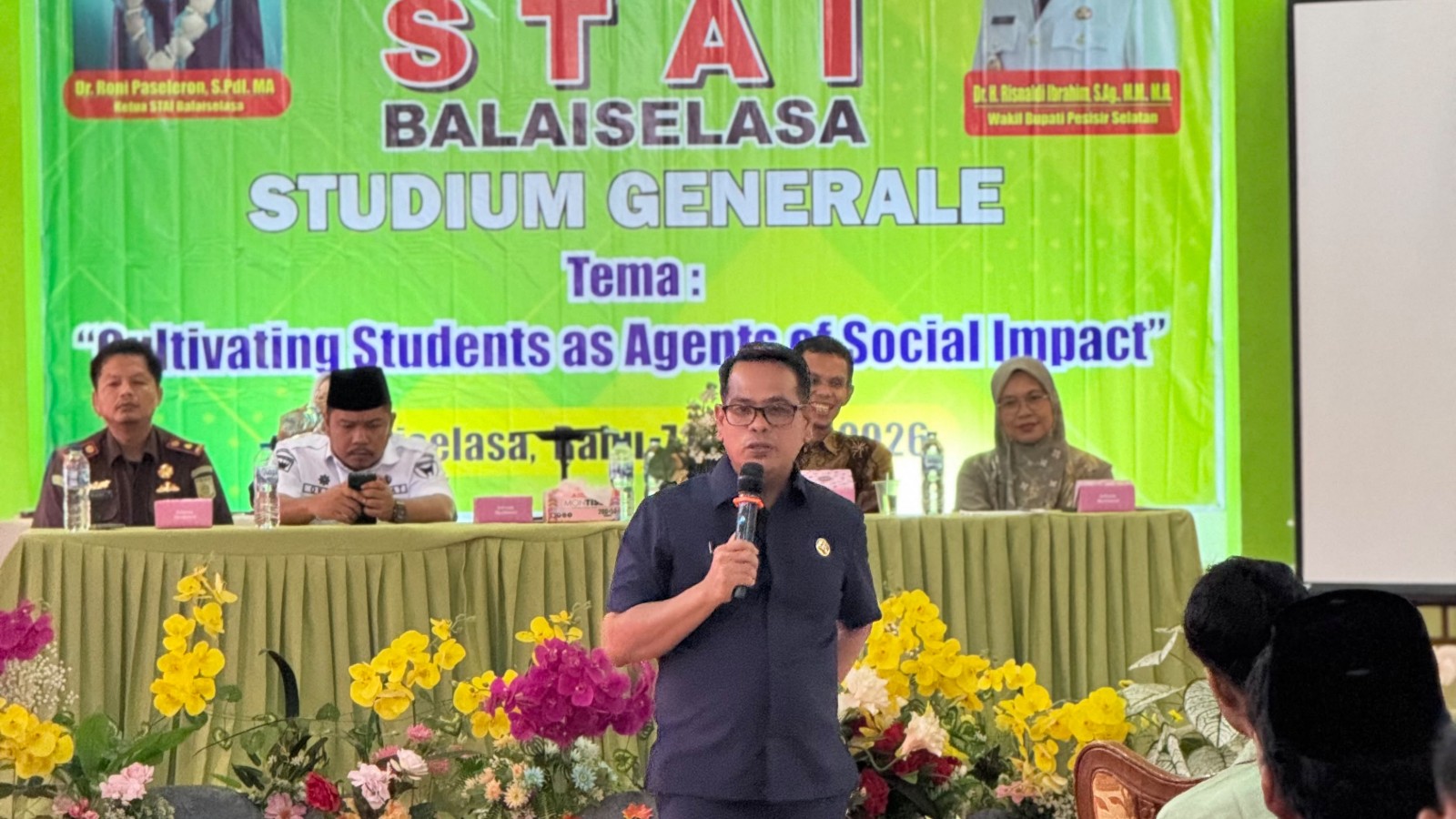 Kuliah Umum di STAI Balai Selasa, Wabup Risnaldi Tekankan Ilmu, Skill dan Karakter Hadapi Masa Depan