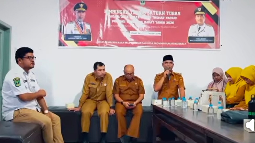 DPMD Provinsi Sumatera Barat Gelar Bimtek  Satgas  Nagari Creative Hub di Nagari Talaok