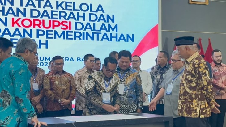 Hadiri Rakor Bersama KPK dan Kemendagri, Wabup Risnaldi Tegaskan Komitmen Cegah Korupsi