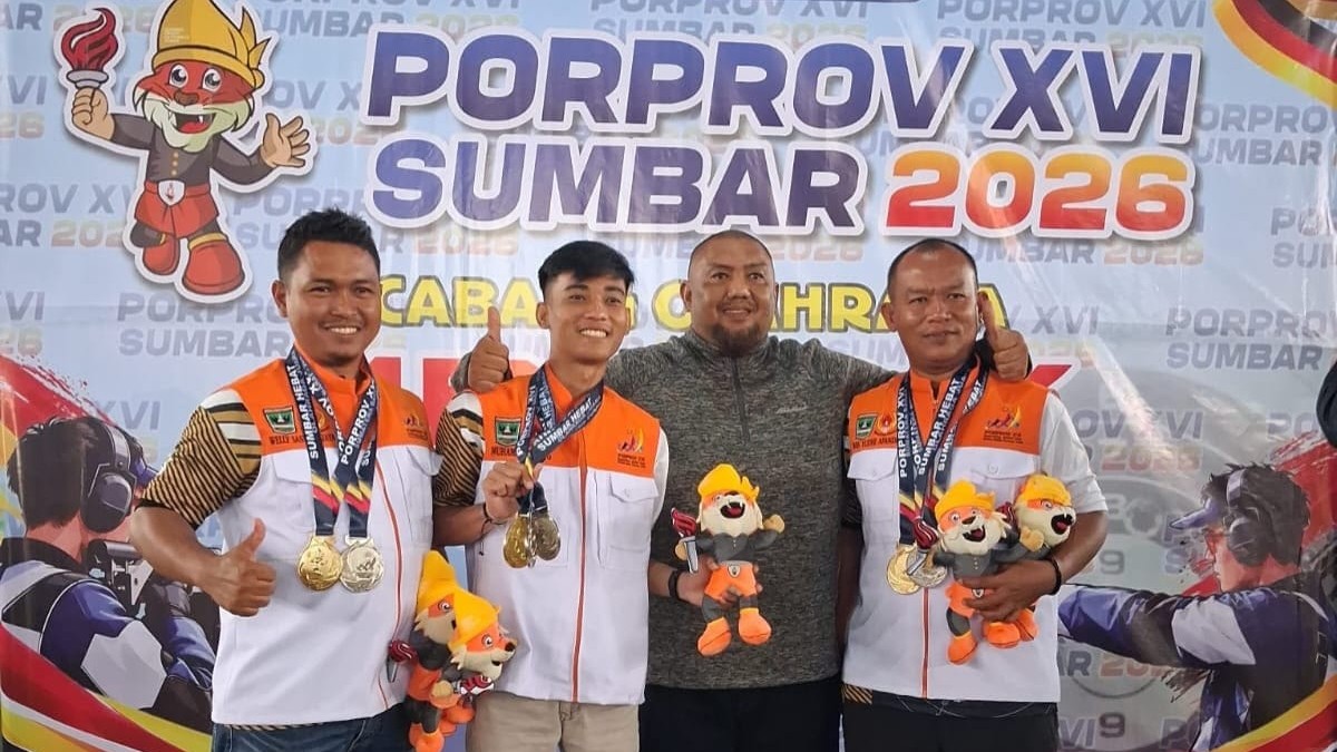 Tiga Medali dari Arena Tembak! Pessel Bawa Pulang Emas dan Dua Perak di Porprov XVI