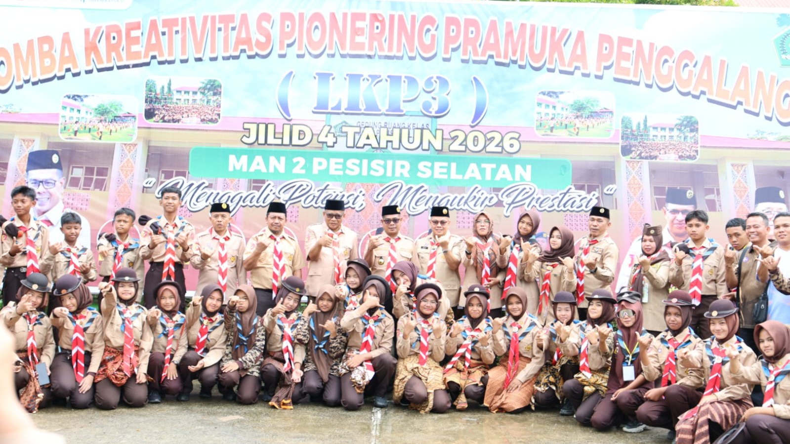 Buka LKP3 di MAN 2 Pessel, Wabup Risnaldi Motivasi Siswa Raih Masa Depan