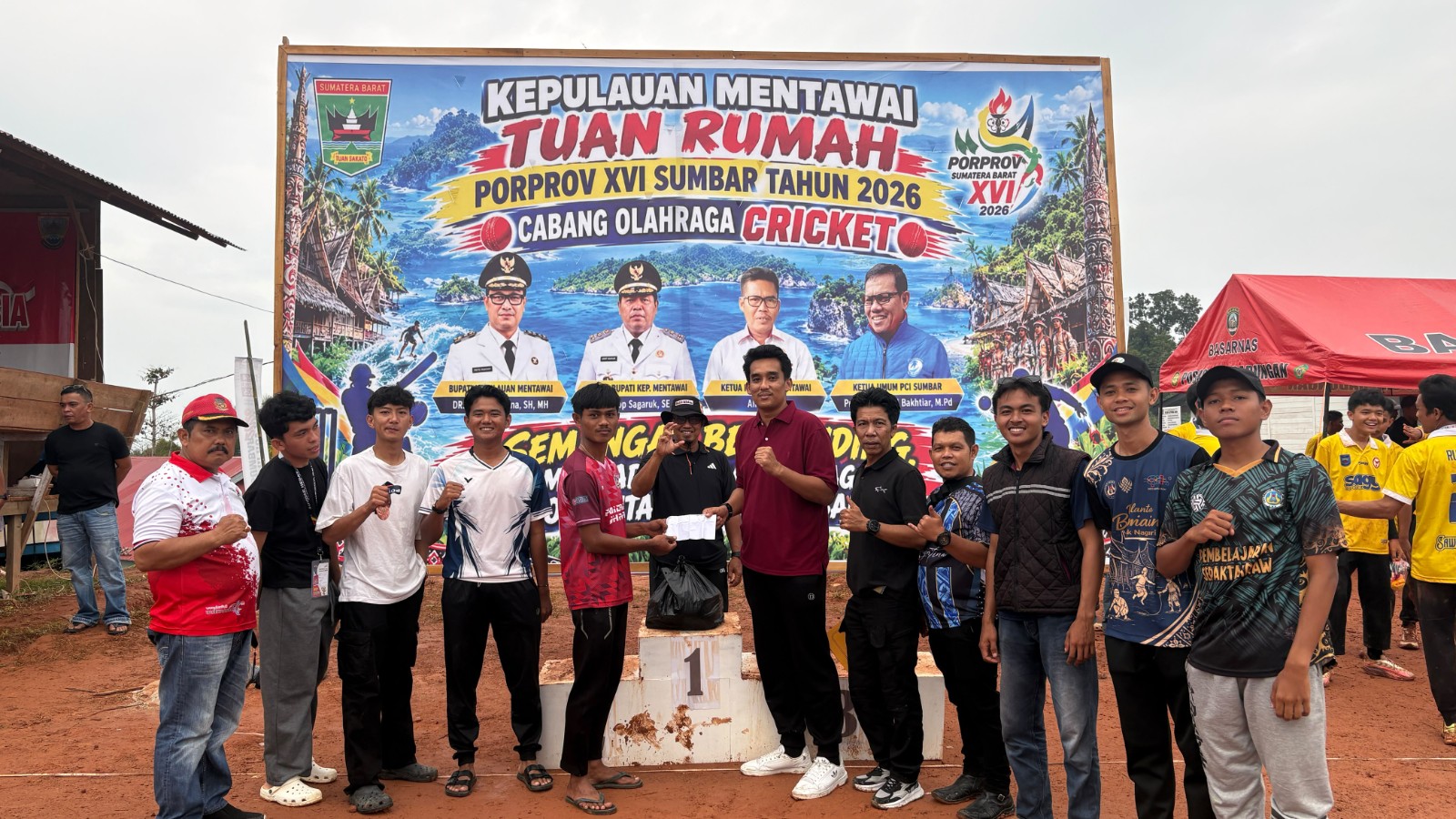 Perkimtan LH Pessel Pantau Atlet di Mentawai, Judo dan Cricket Sumbang Medali Porprov Sumbar