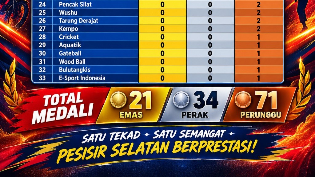 Pessel Tembus 126 Medali di Porprov XVI Sumbar, Biliar Tambah Emas dan Perjuangan Belum Usai