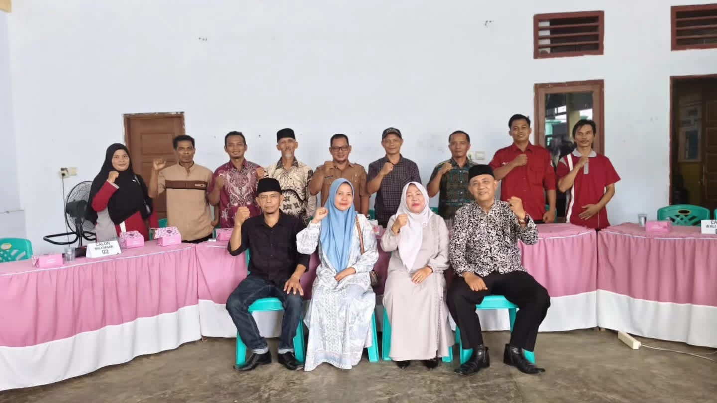 Kasi Kesos Kecamatan Airpura Hadiri Penyampaian Visi dan Misi Calon Wali Nagari Lubuk Betung Inderapura