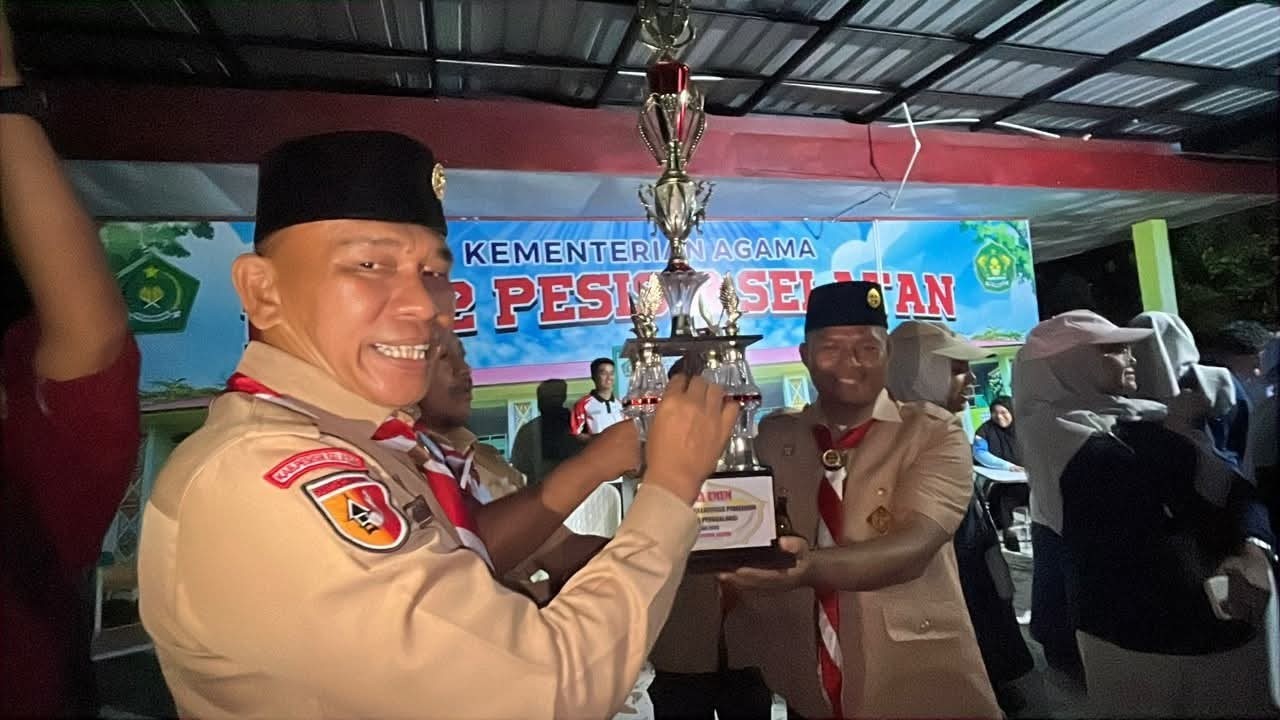 MTsN 7 Pesisir Selatan Raih Juara Umum Lomba Pramuka Tingkat Sumbar 2026