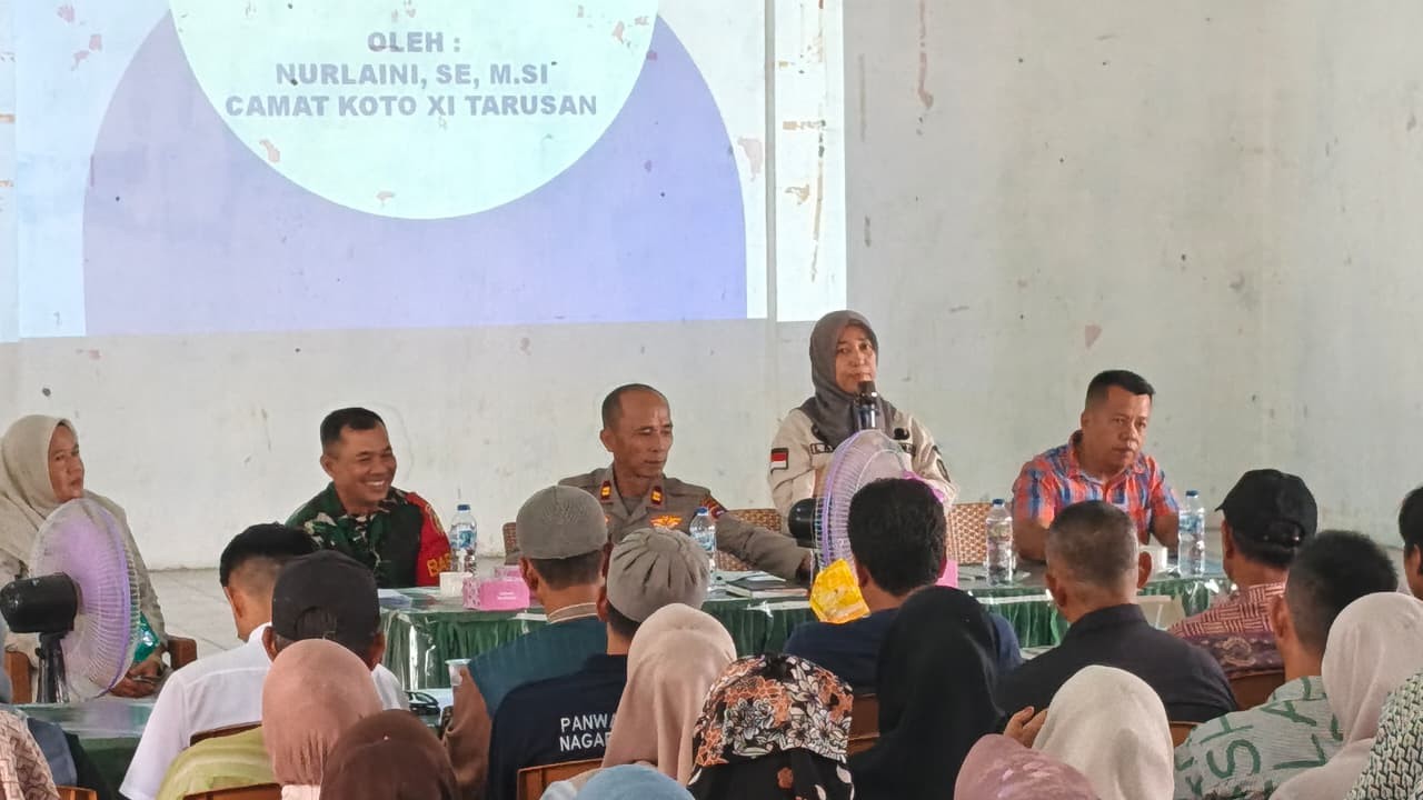 Sukseskan Pilwana di Kec. Koto XI Tarusan Begini Upaya Camatnya