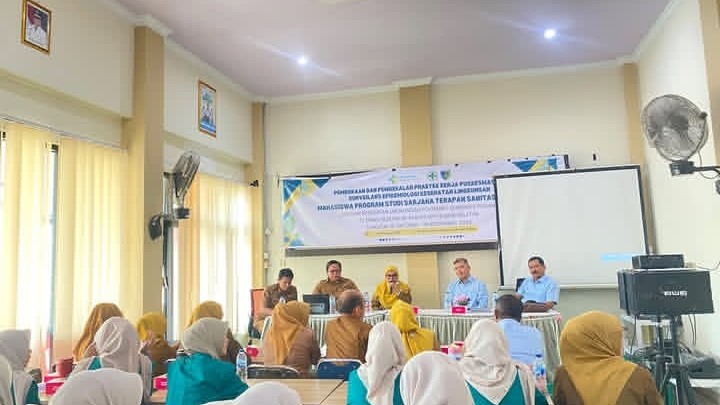 Dinkes Pessel Bekali 50 Mahasiswa Poltekkes Kemenkes Padang untuk Praktik Sanitasi Lingkungan