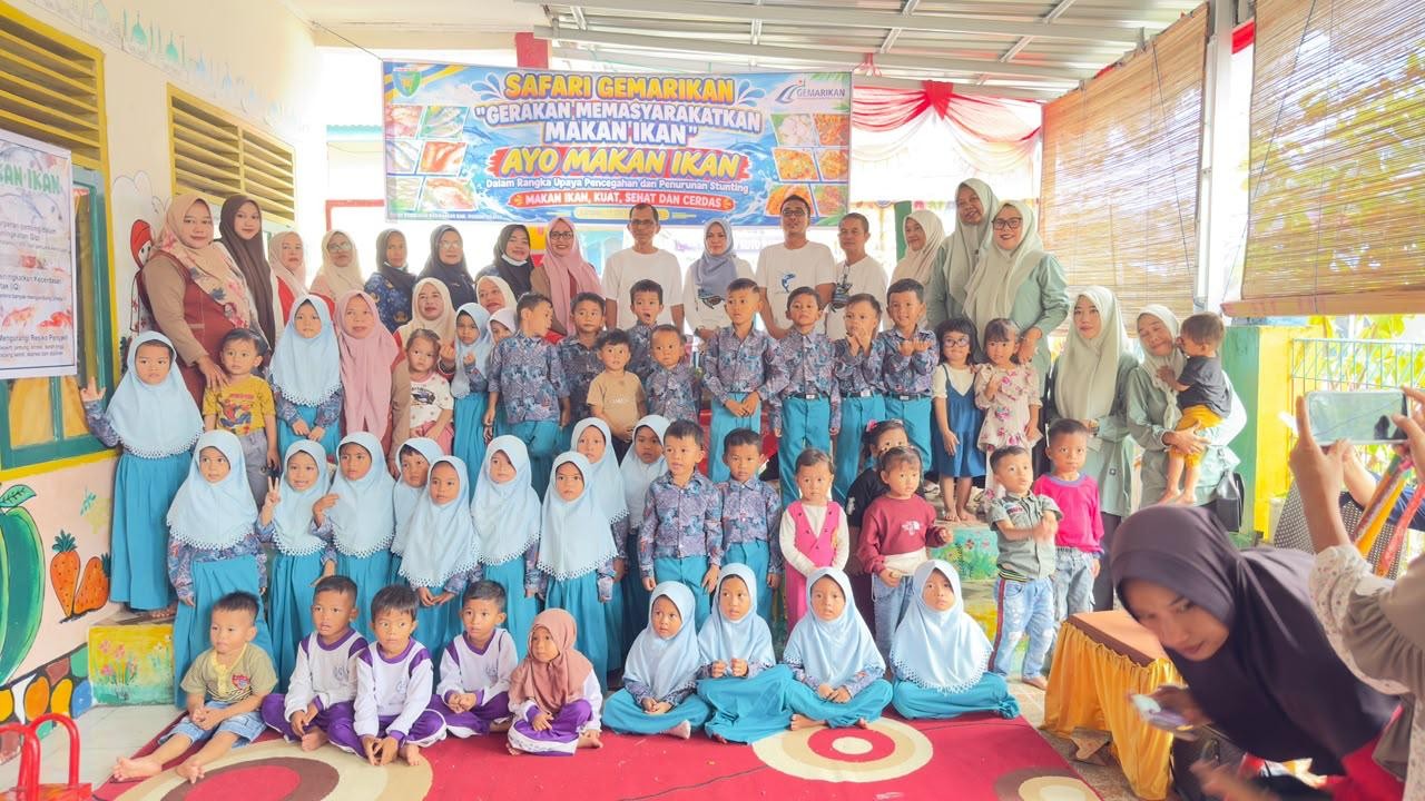 Safari Gemarikan di Bayang, Dinas Perikanan dan Pangan Pessel Dorong Anak Gemar Makan Ikan Sejak Dini